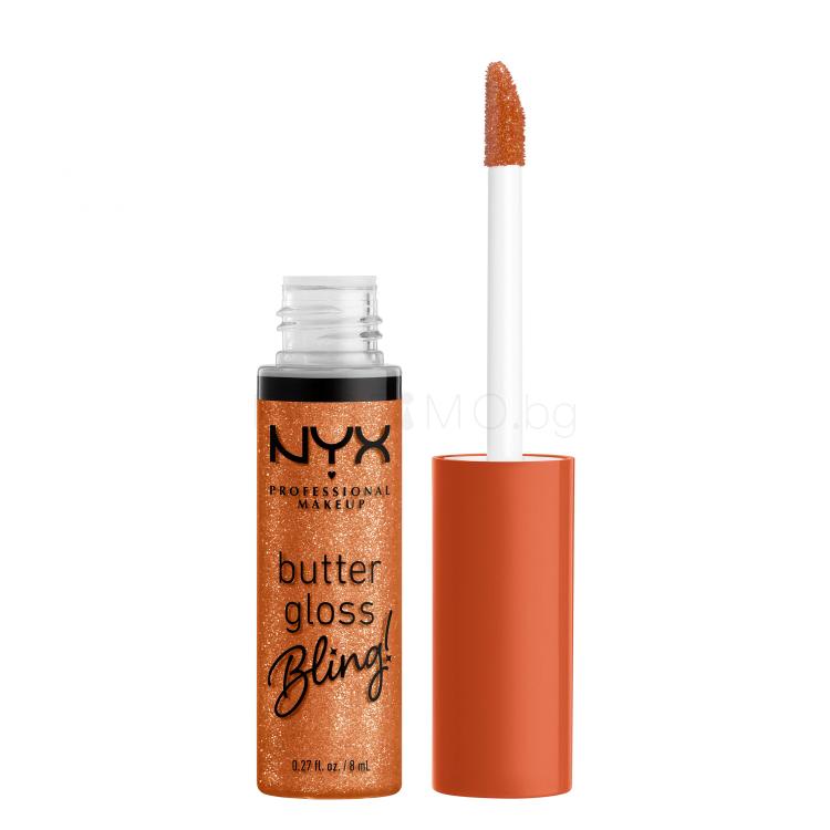 NYX Professional Makeup Butter Gloss Bling Блясък за устни за жени 8 ml Нюанс 03 Pricey