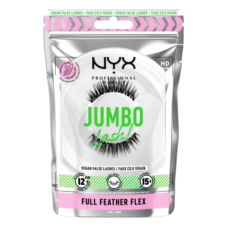 NYX Professional Makeup Jumbo Lash! Full Feather Flex Изкуствени мигли за жени 1 бр