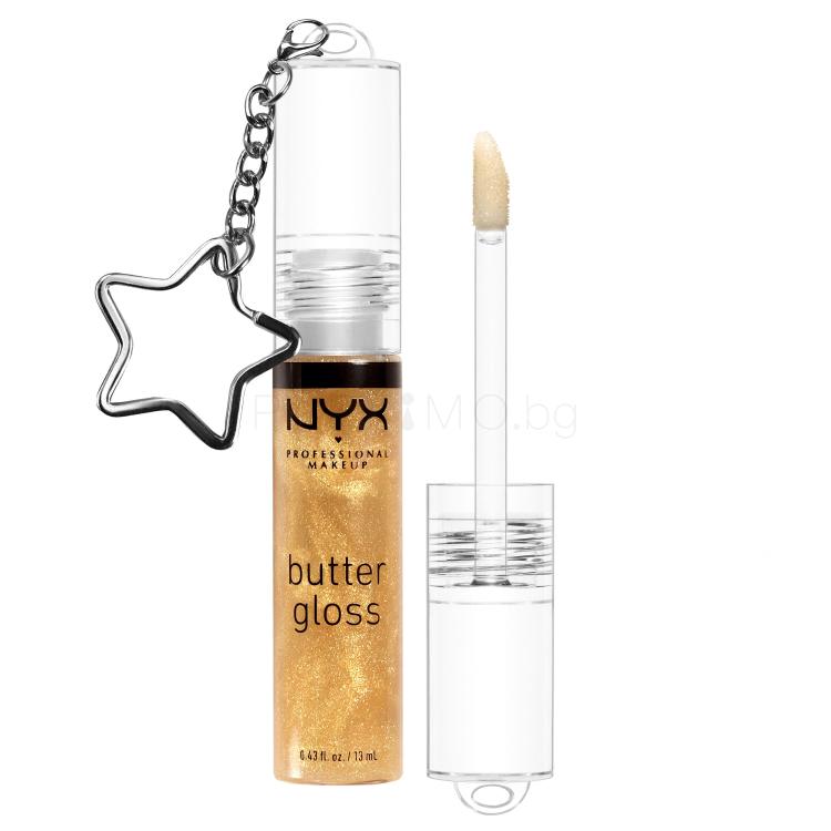 NYX Professional Makeup Butter Gloss Limited Edition Блясък за устни за жени 13 ml Нюанс 25K Gold