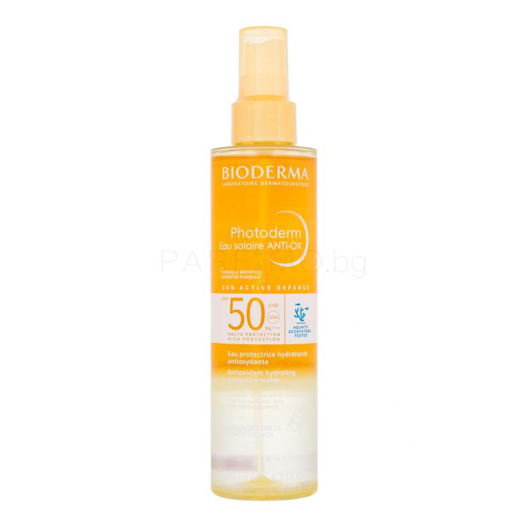 BIODERMA Photoderm Eau Solaire ANTI-OX SPF50 Слънцезащитна козметика за тяло 200 ml