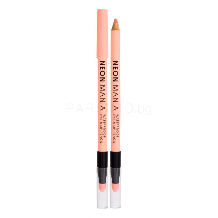 Dermacol Neon Mania Waterproof Eye &amp; Lip Pencil Молив за очи за жени 1,1 g Нюанс 2