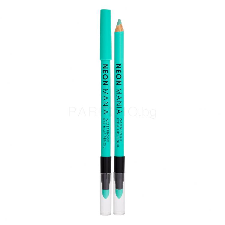 Dermacol Neon Mania Waterproof Eye &amp; Lip Pencil Молив за очи за жени 1,1 g Нюанс 4