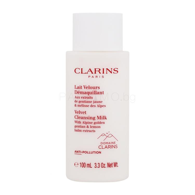 Clarins Velvet Cleansing Milk Тоалетно мляко за жени 100 ml