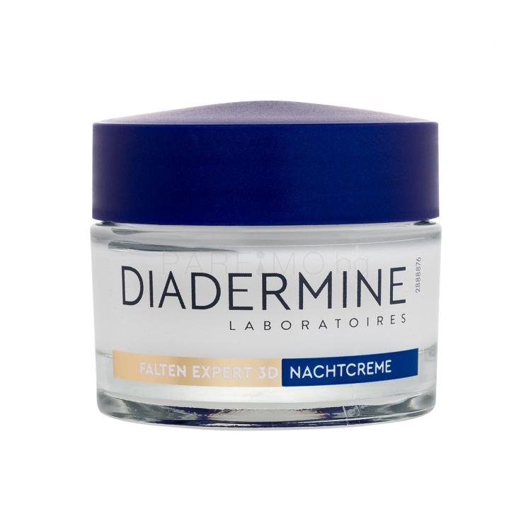 Diadermine Age Supreme Wrinkle Expert 3D Night Cream Нощен крем за лице за жени 50 ml увредена кутия