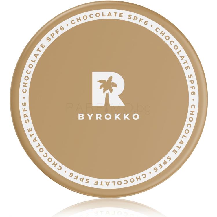 Byrokko Shine Brown Chocolate Tanning Cream SPF6 Слънцезащитна козметика за тяло за жени 200 ml