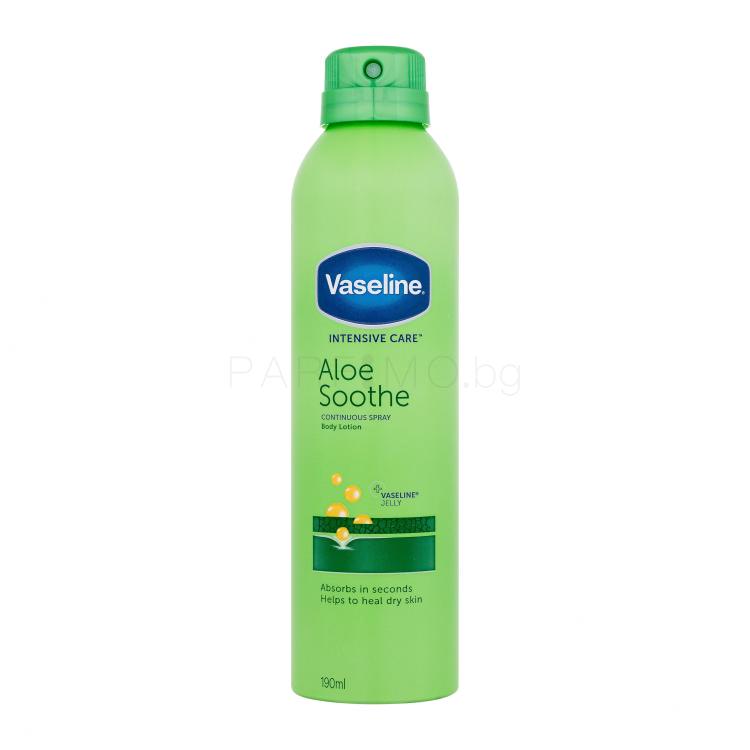 Vaseline Intensive Care Aloe Soothe Body Lotion Spray Лосион за тяло 190 ml