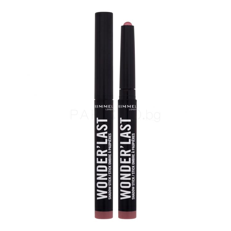 Rimmel London Wonder&#039;Last Shadow Stick Сенки за очи за жени 1,64 g Нюанс 007 Pink Fizz