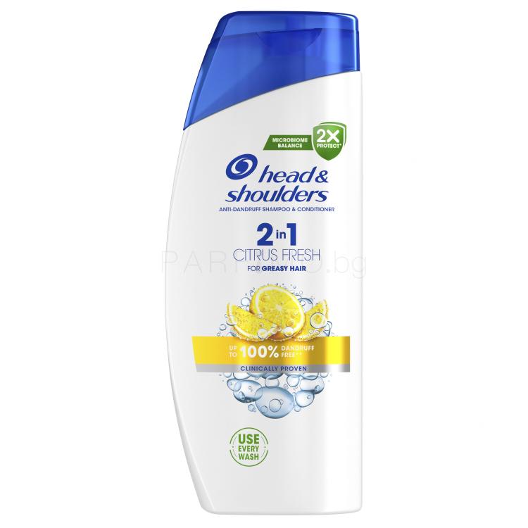 Head &amp; Shoulders Citrus Fresh 2in1 Шампоан 625 ml