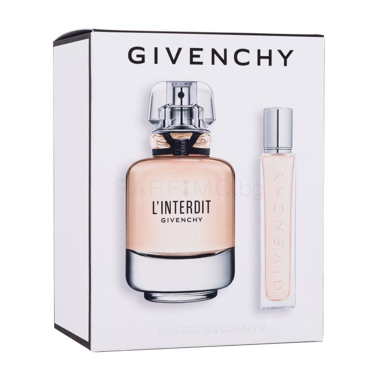 Givenchy L&#039;Interdit Подаръчен комплект EDP 80 ml + EDP 12,5 ml