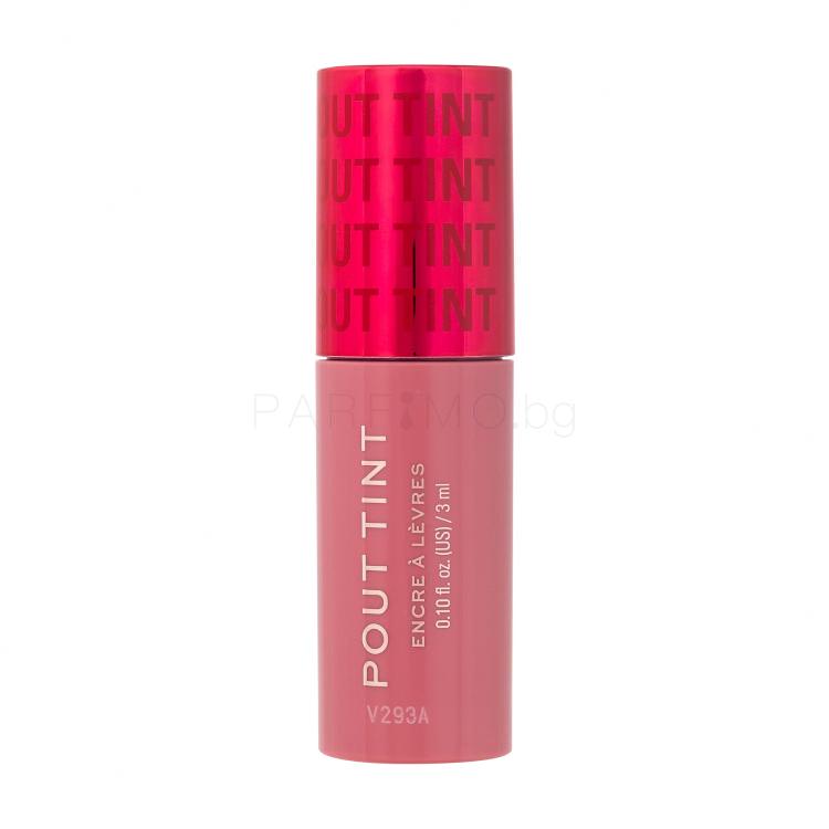 Makeup Revolution London Pout Tint Блясък за устни за жени 3 ml Нюанс Sweet Pink