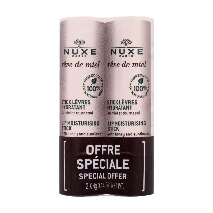 NUXE Rêve de Miel Lip Moisturising Stick Балсам за устни за жени 2x4 g