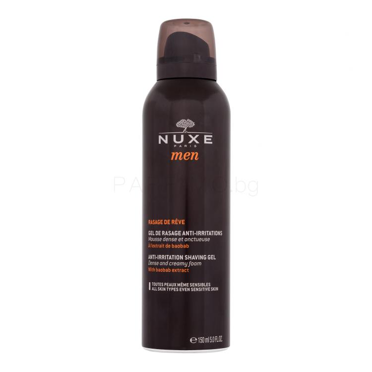 NUXE Men Anti-Irritation Shaving Gel Гел за бръснене за мъже 150 ml