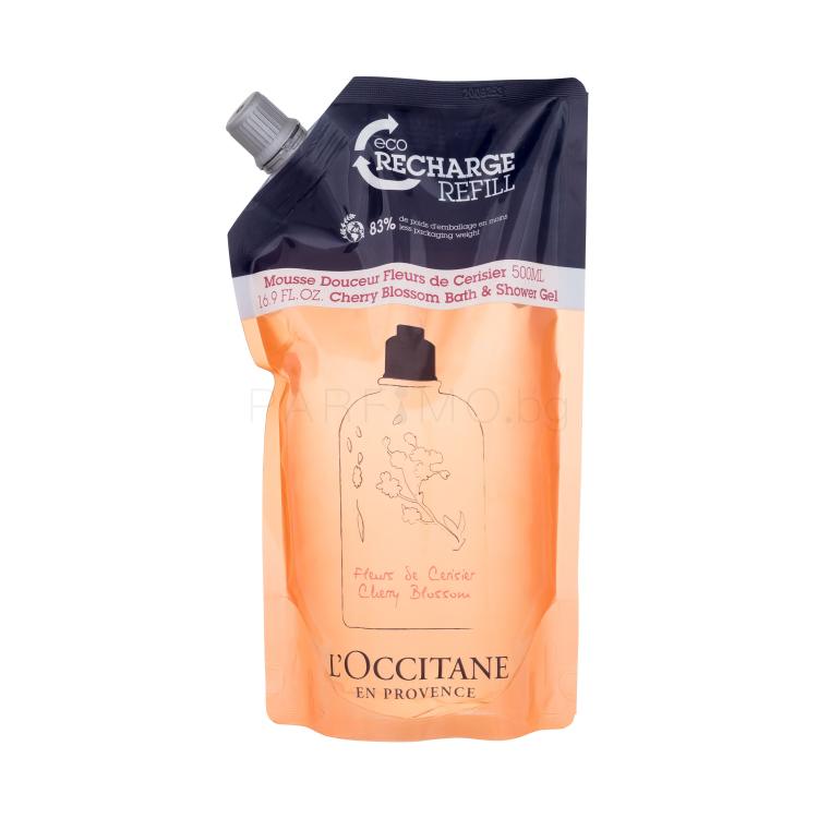 L&#039;Occitane Cherry Blossom Душ гел за жени Пълнител 500 ml