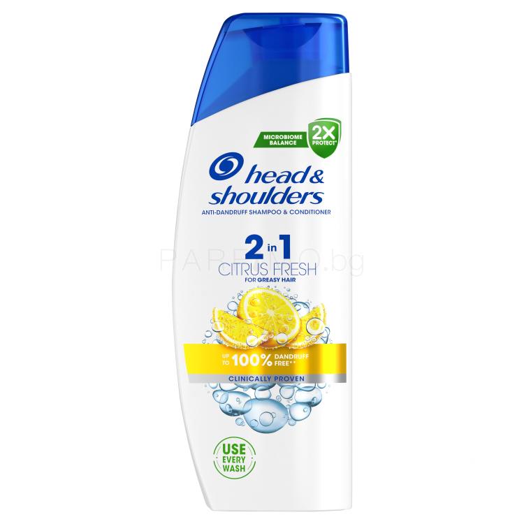 Head &amp; Shoulders Citrus Fresh 2in1 Шампоан 330 ml