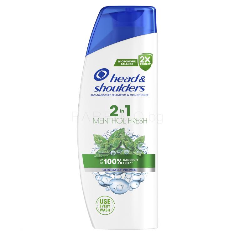 Head &amp; Shoulders Menthol Fresh 2in1 Шампоан 250 ml