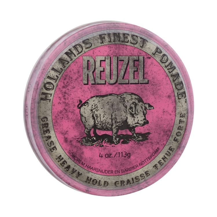 Reuzel Hollands Finest Pomade Grease Heavy Hold Восък за коса за мъже 113 g