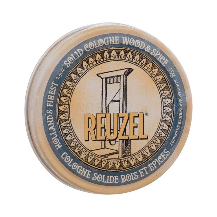 Reuzel Solid Cologne Wood &amp; Spice Твърд парфюм за мъже 35 g