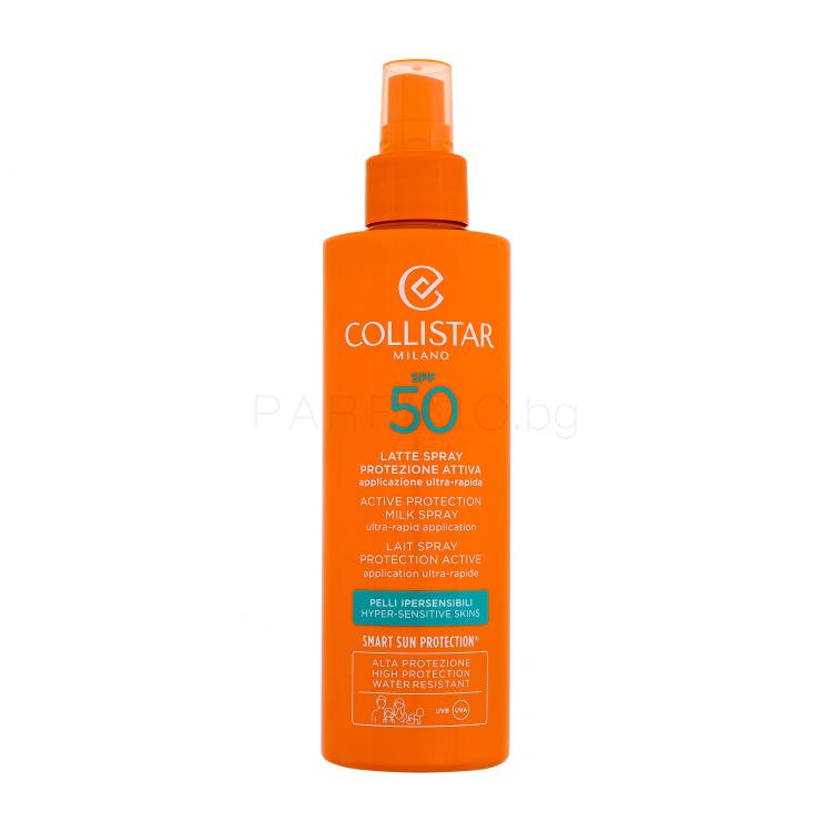 Collistar Active Protection Milk Spray SPF50 Слънцезащитен продукт за лице 200 ml