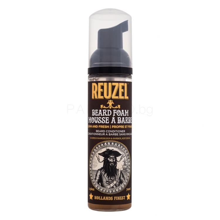 Reuzel Beard Foam Clean &amp; Fresh Балсам за брада за мъже 70 ml