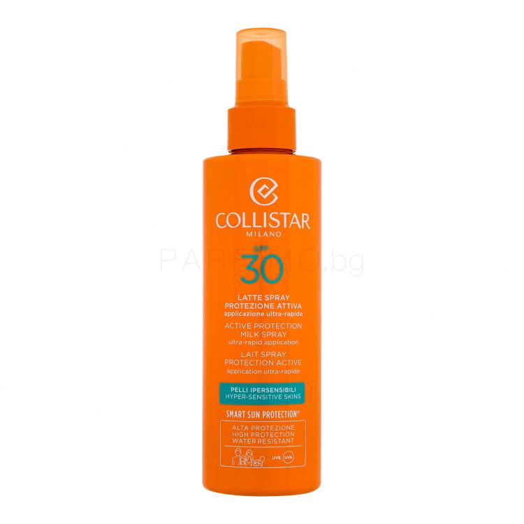 Collistar Active Protection Milk Spray SPF30 Слънцезащитен продукт за лице 200 ml