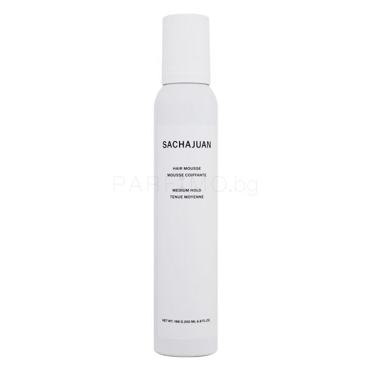 Sachajuan Hair Mousse Medium Hold Втвърдител за коса 200 ml