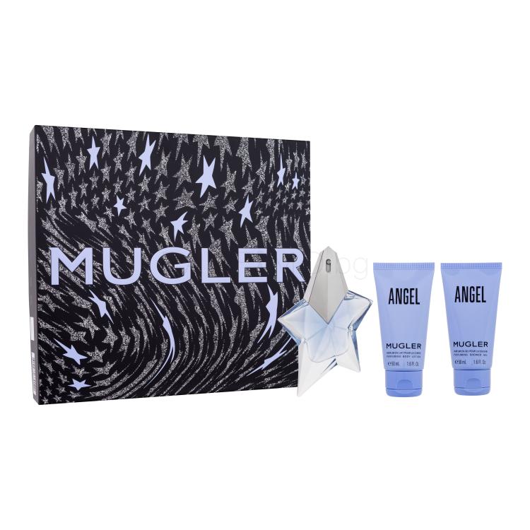 Mugler Angel SET2 Подаръчен комплект EDP 25 ml + лосион за тяло 50 ml + душ гел 50 ml