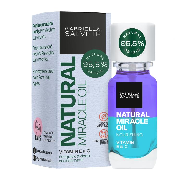 Gabriella Salvete Natural Nail Care Natural Miracle Oil Грижа за ноктите за жени 11 ml