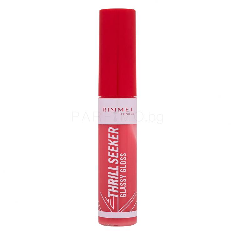 Rimmel London Thrill Seeker Glassy Gloss Блясък за устни за жени 11 ml Нюанс 500 Pine To The Appel