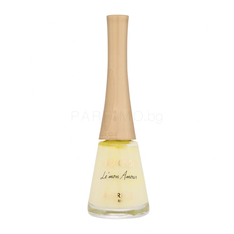 BOURJOIS Paris 1 Second French Riviera Лак за нокти за жени 9 ml Нюанс 55 Lemon Amour