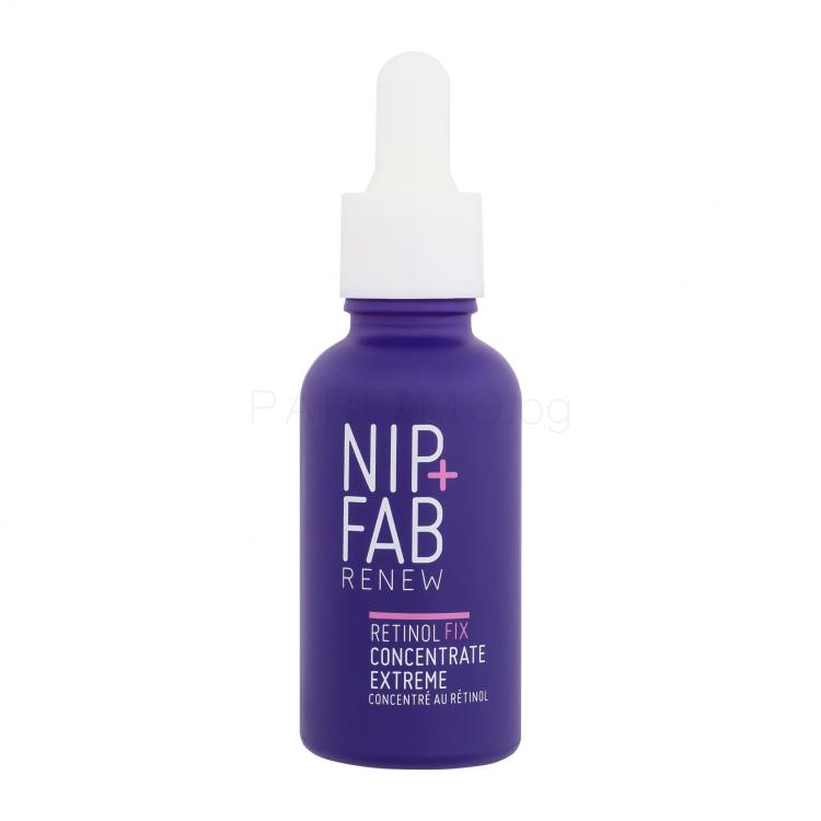 NIP+FAB Renew Retinol Fix Concentrate Extreme 10% Серум за лице за жени 30 ml увредена кутия