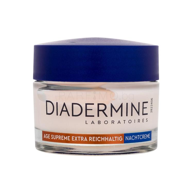 Diadermine Age Supreme Extra Rich Revitalizing Night Cream Нощен крем за лице за жени 50 ml увредена кутия