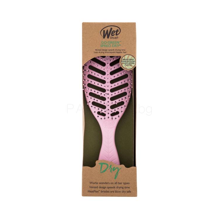 Wet Brush Go Green Speed Dry Четка за коса за жени 1 бр Нюанс Pink