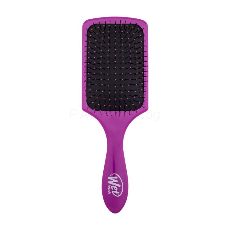 Wet Brush Paddle Detangler Четка за коса за жени 1 бр Нюанс Purple