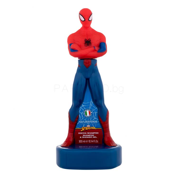 Naturaverde Spider-Man Shampoo &amp; Shower Gel Шампоан за деца 300 ml