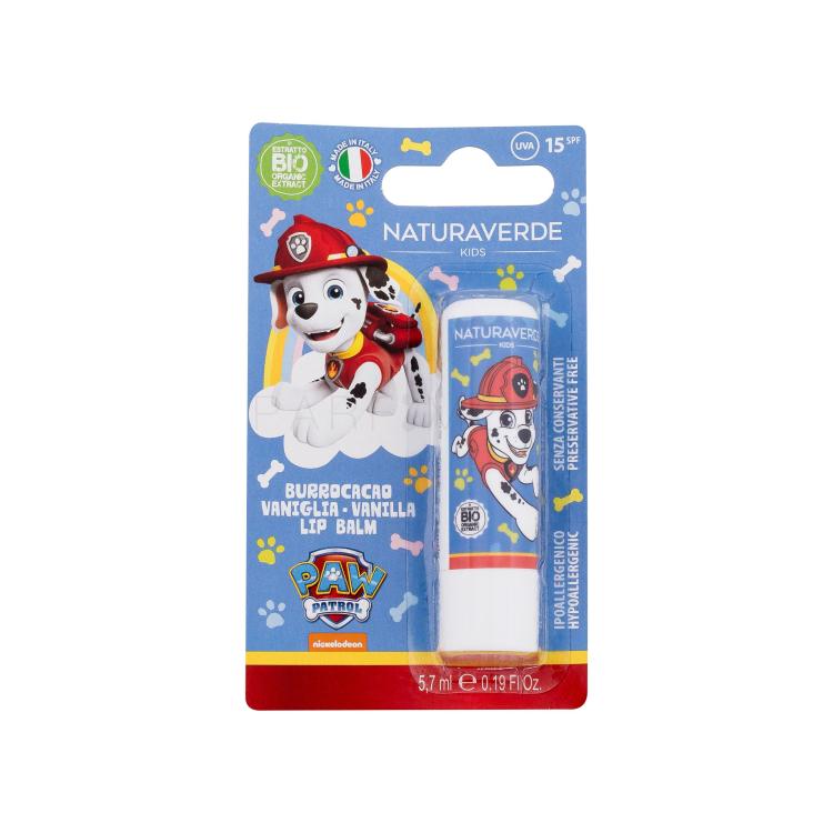 Naturaverde Paw Patrol Lip Balm Балсам за устни за деца 5,7 ml