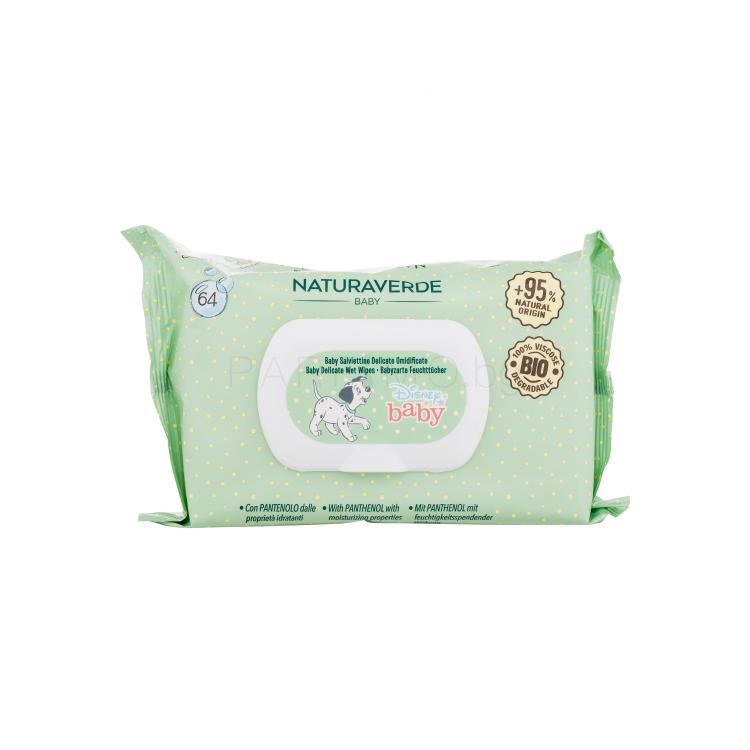 Naturaverde Disney Baby Delicate Wet Wipes Почистващи кърпички за деца 64 бр