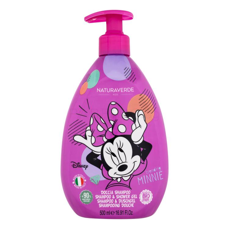 Naturaverde Minnie Mouse Shampoo &amp; Shower Gel Шампоан за деца 500 ml