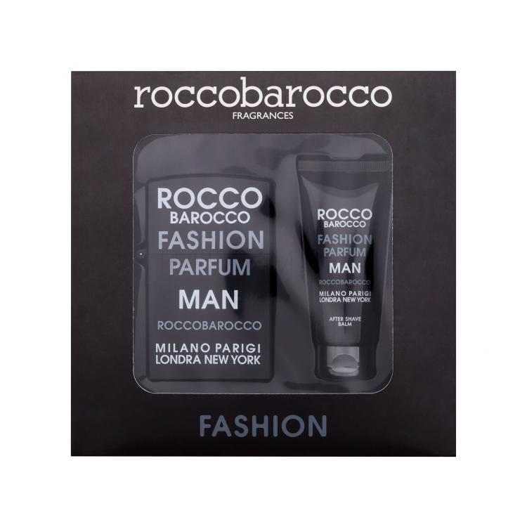 Roccobarocco Fashion Man Подаръчен комплект EDT 75 ml + балсам за след бръснене 100 ml