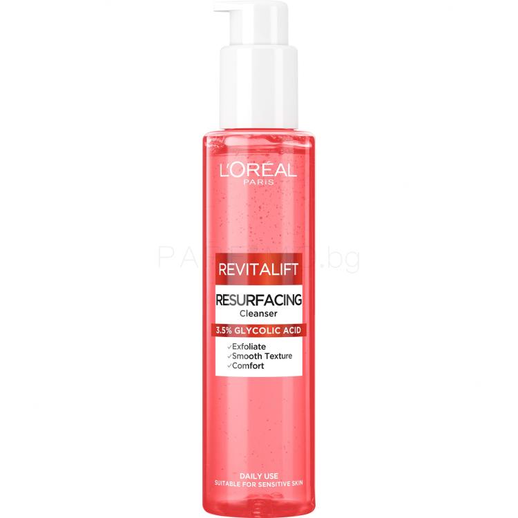 L&#039;Oréal Paris Revitalift Resurfacing Cleanser Почистващ гел за жени 150 ml