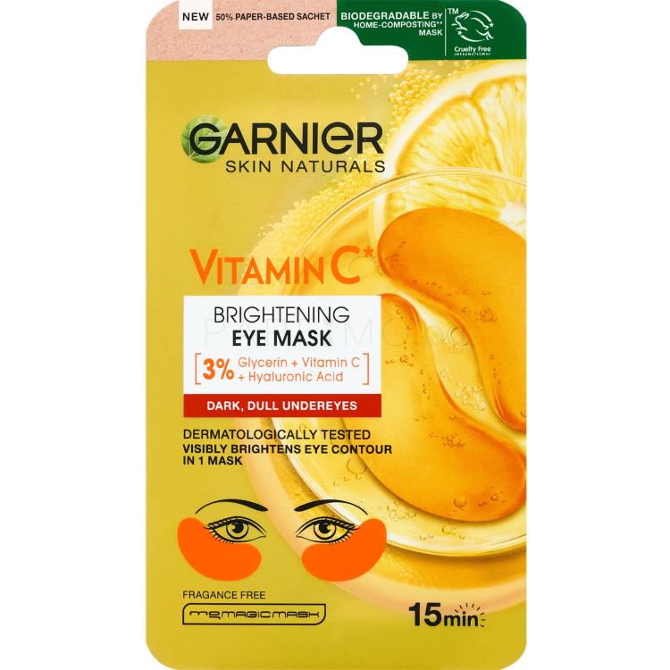 Garnier Skin Naturals Vitamin C Brightening Eye Mask Маска за очи за жени 1 бр