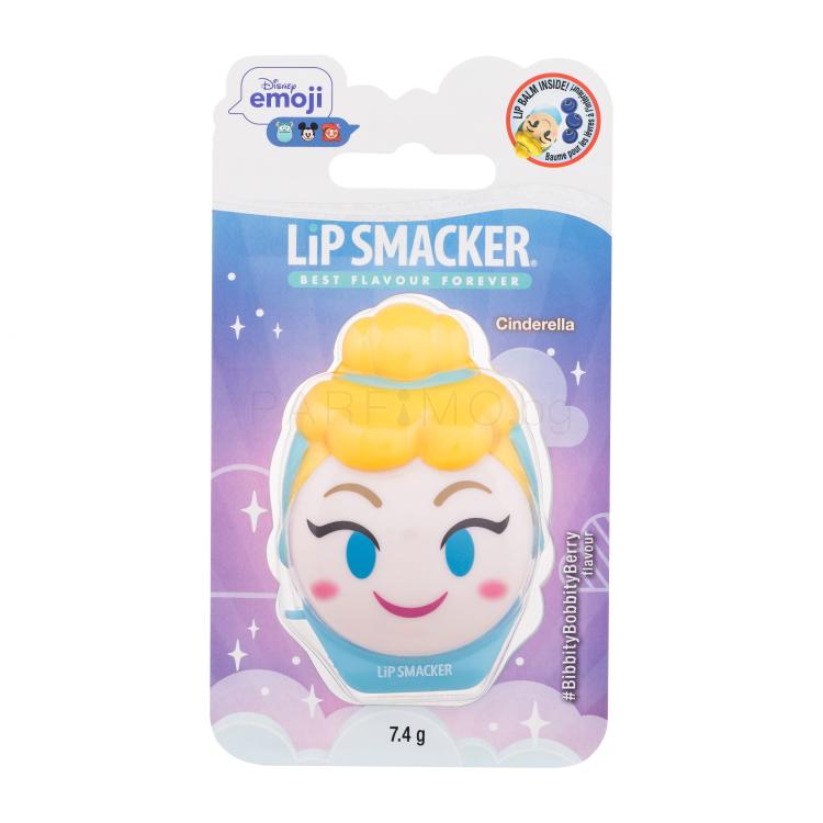 Lip Smacker Disney Emoji Cinderella #BibbityBobbityBerry Балсам за устни за деца 7,4 g