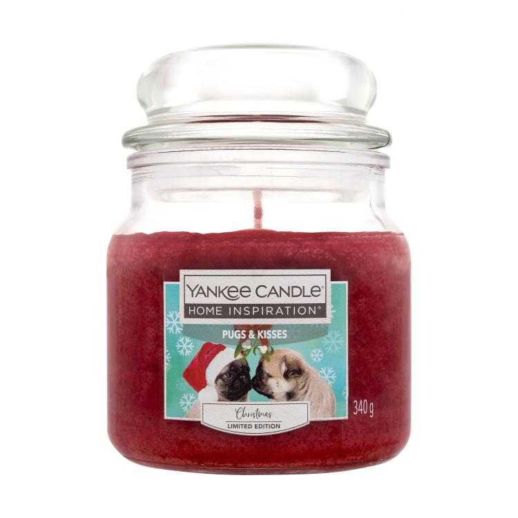 Yankee Candle Home Inspiration Pugs &amp; Kisses Christmas Limited Edition Ароматна свещ 340 g