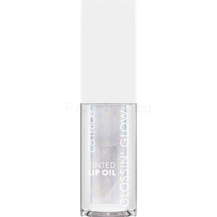 Catrice Glossin&#039; Glow Tinted Lip Oil Масло за устни за жени 4 ml Нюанс 060 Party Crasher