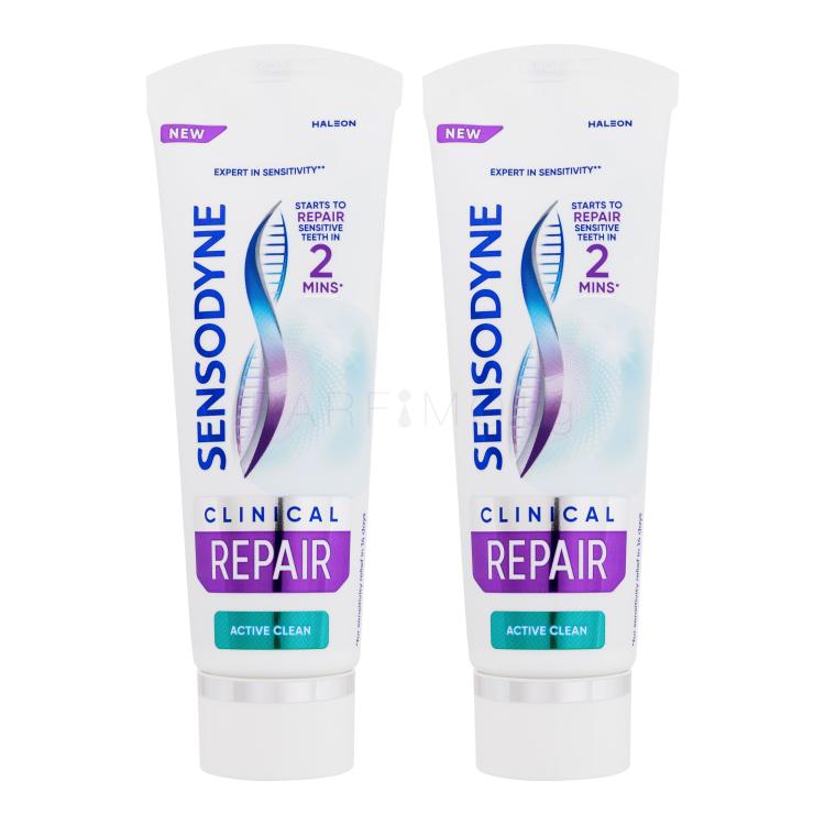 Sensodyne Clinical Repair Active Clean Duo Паста за зъби Комплект