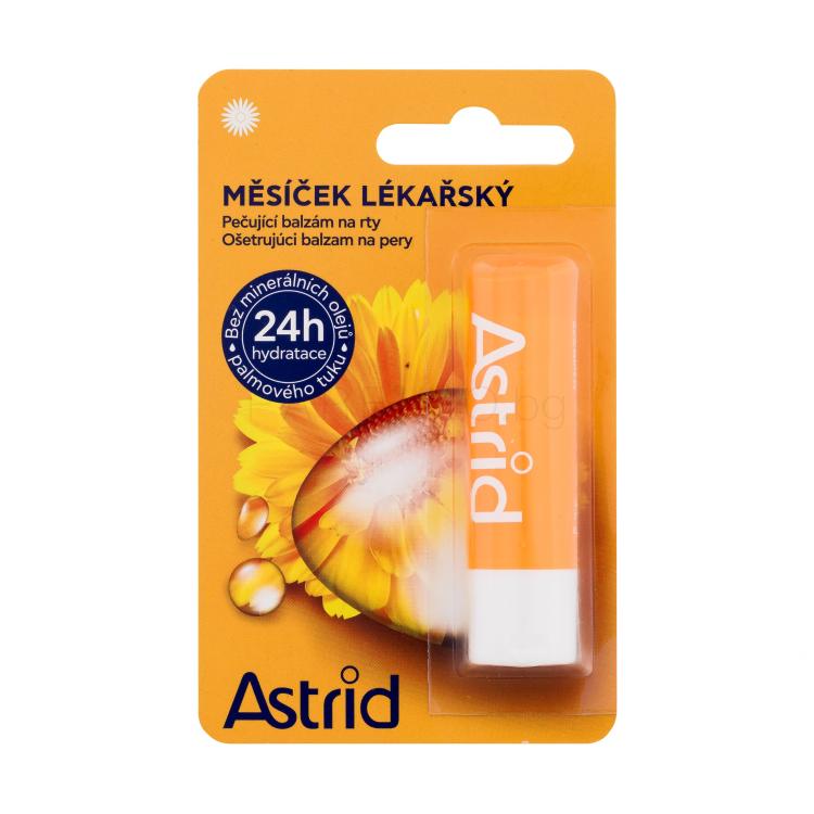 Astrid Calendula Caring Lip Balm Балсам за устни 4,8 g