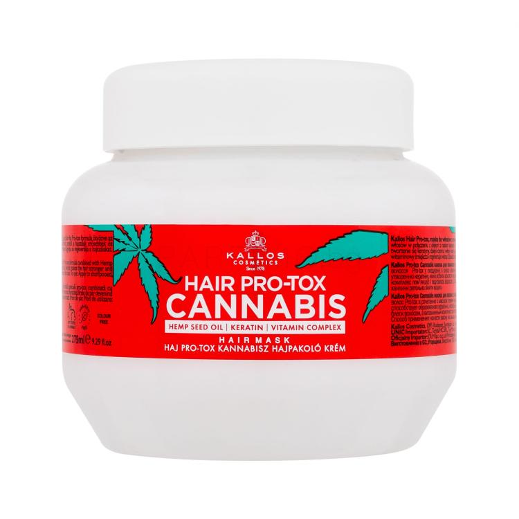 Kallos Cosmetics Hair Pro-Tox Cannabis Маска за коса за жени 275 ml