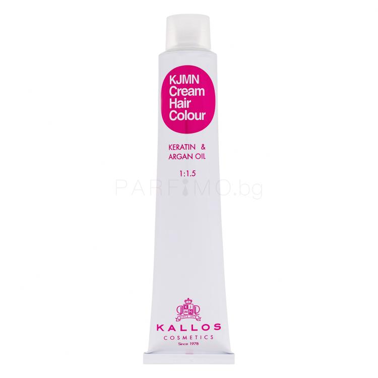 Kallos Cosmetics KJMN Cream Hair Colour Keratin &amp; Argan Oil Боя за коса за жени 100 ml Нюанс 6.53 Chocolate