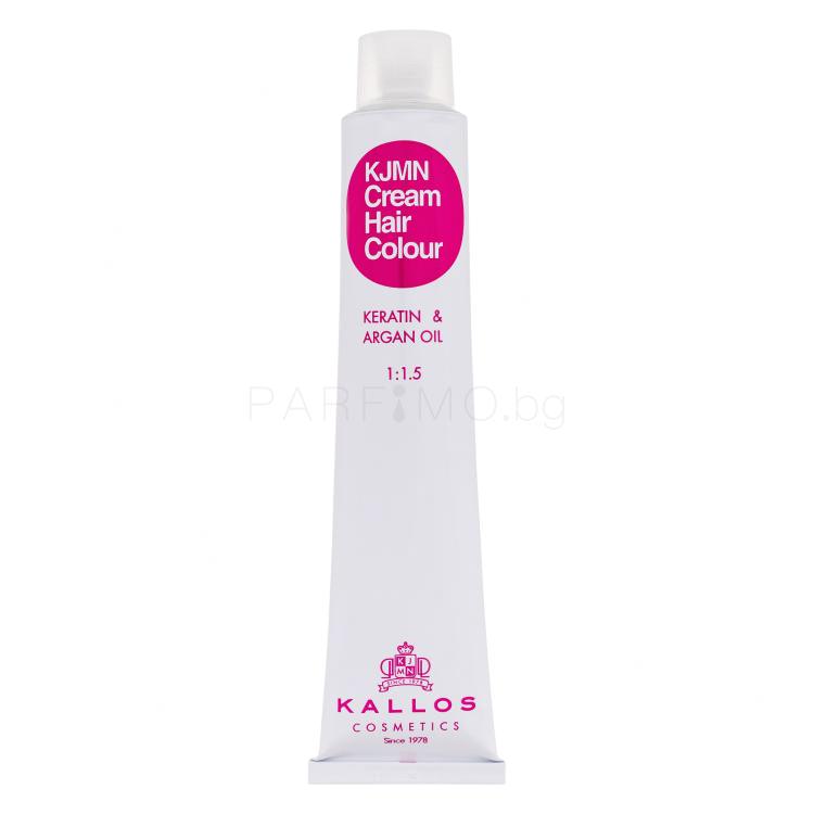 Kallos Cosmetics KJMN Cream Hair Colour Keratin &amp; Argan Oil Боя за коса за жени 100 ml Нюанс 0.44 Copper