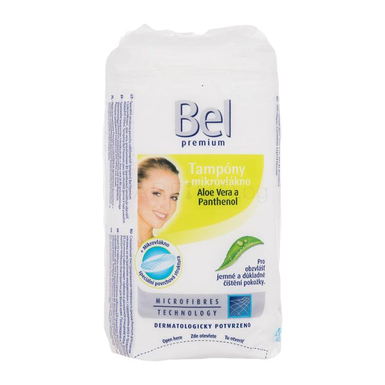 Bel Premium Pads + Microfibres Aloe Vera and Panthenol Тампони за почистване на грим за жени Комплект