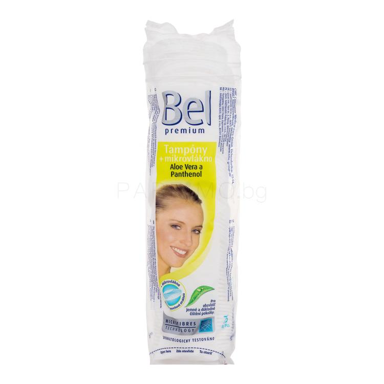 Bel Premium Pads + Microfibres Aloe Vera and Panthenol Тампони за почистване на грим за жени Комплект